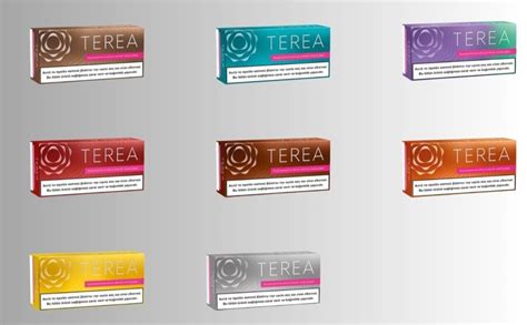 The Terea flavors compared – 8 different flavors .